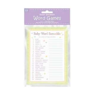  Baby Shower Word Games 24ct