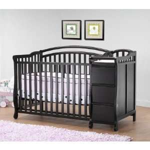  Orbelle Eva Crib N Bed With Changer In Cappuccino: Baby