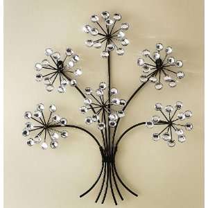  Acrylic Crystal & Antiqued Metal Tree Wall Decor Art By 