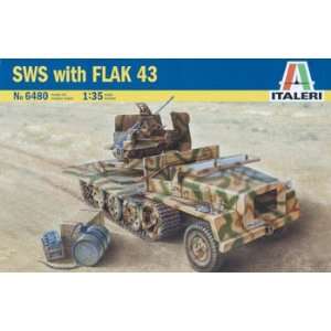  Italeri   1/35 SWS w/Flak 43 (Diorama): Toys & Games