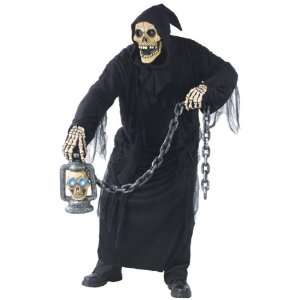    Grave Ghoul Adult Costume Fits up to 62 300lbs: Toys & Games