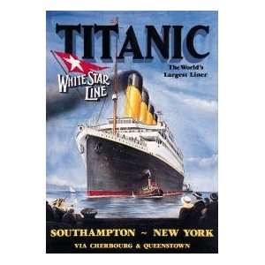  Titanic Cruise Ship tin sign #680: Everything Else