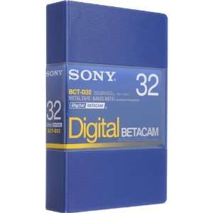    Sony BCT D32 Digital Betacam 32 minute Tape (10 Pack) Electronics