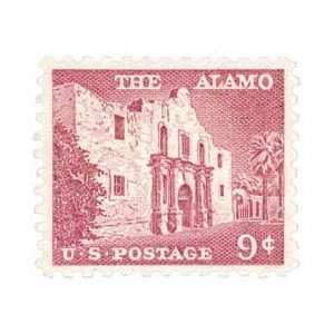  #1043   1956 9c The Alamo Postage Stamp Numbered Plate 