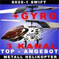 rc mini helikopter 3 kanal gyro swift schwarz kracherpreis rc