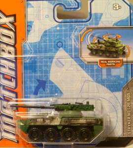 Matchbox 2012 STRYKER M1 128MGS Camo Real Working Rigs MOC 