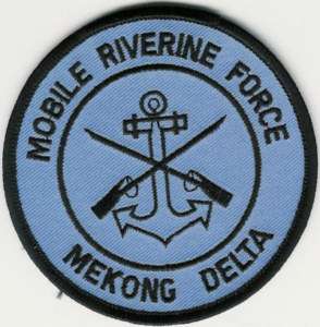 Mobile Riverine Force Mekong Delta Patch   New  