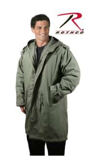 51 Olive Drab Fishtail Parka   Military Jacket  