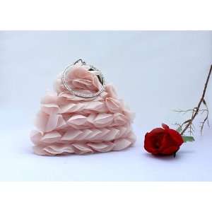  Joyful 3d Flower Bridal Accessories Beaded Handbag Evening 