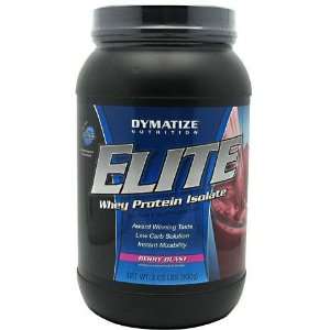  Dymatize Whey Protein Isolate, Berry Blast, 2.05 lbs (930 