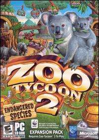 Zoo Tycoon 2: Endangered Species PC CD sim game add on!  