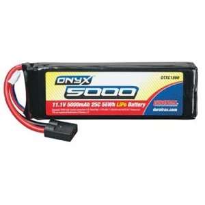  Duratrax LiPo Onyx 3S 11.1V 5000mAh 25C Soft Case TRA Plug 