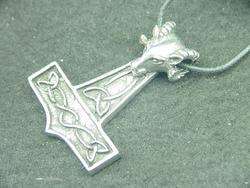 DH pewter thors hammer pewter pendant thor 1170A  