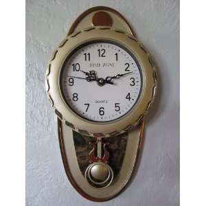  Wall Quartz Clock with Pendulum 