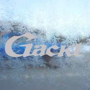  Gackt Gray Decal Jrock Japanese Car Truck Window Gray 