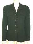 ZELDA Black Acetate/Rayon Jacket Blazer Sz 6 S