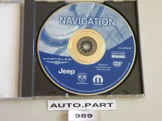 06 07 08 Dodge Ram Laramie GPS Navigation DVD Map 033AE  