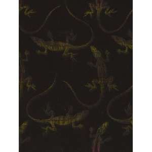  Robert Allen RA Gecko   Mahogany Fabric: Arts, Crafts 