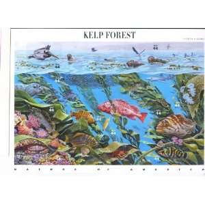    Kelp Forest 10 x 44 Cent US Postage Stamps # 4423 