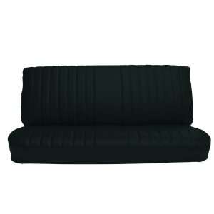 Acme U1005L F2006 Front Black Leather Bench Seat Upholstery with 