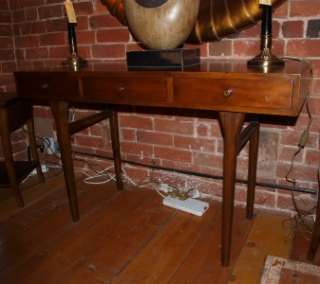 Solid Wood Desk / Console Table with Three Drawers  