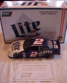 1998 #2 Rusty Wallace Miller Lite 1:18 Scale Stock Car  