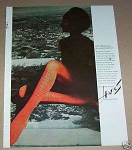 1966 Hanes Pantyhose stockings hosiery GIRL LEGS 1pg AD  