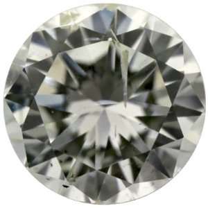    0.24 Ctw Yellow Round Brilliant Real Loose Diamond: Jewelry