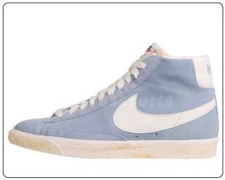 Nike Blazer Hi Suede VNTG Blue Sail Classic Shoes  