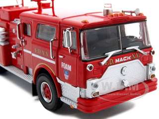 Brand new 1:64 scale diecast car model of Mack FDNY Foam Carrier 84 