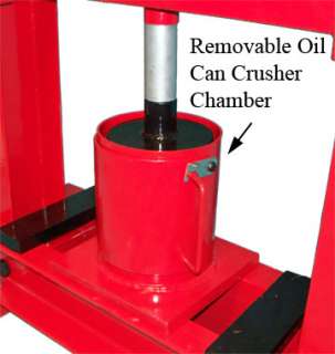 20 Ton Air Hydraulic Oil Filter CAN CRUSHER SHOP PRESS  