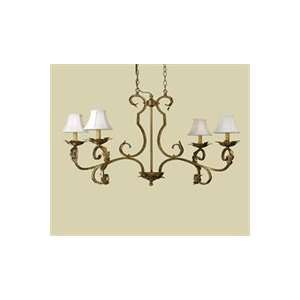  6735 4H   Candice Olson Four Light Wide Chandelier 
