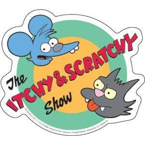  Simpsons Itchy & Scratchy Sticker S SIM 0087 Toys & Games