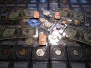   US Silver Coins Lot PCGS Graded Proofs Sets Gold Copper Bar Bullion