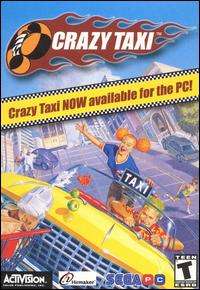 Crazy Taxi 2002 PC CD play cabbie in fares search game!  