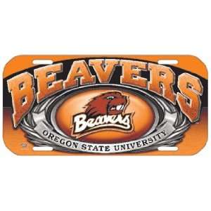   Oregon State Beavers High Definition License Plate: Sports & Outdoors