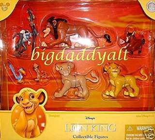 Disney World Lion King Simba Nala Playset Figurine Topper Set  