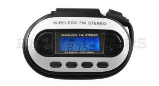 NEW 200 Channels LCD FM Transmitter for MP3/iPod Black  
