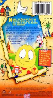 Maggie and theFerocious Beast   Adventures in Nowhere Land (VHS, 2002)