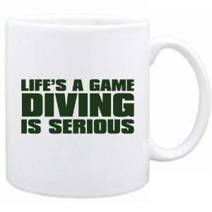  New  Life Is A Game , Diving Is Serious !!!  Mug Sports 