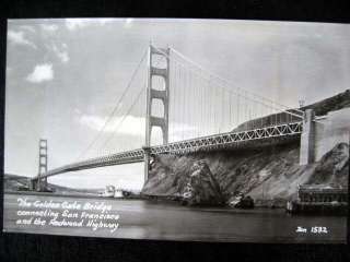 San Francisco,CA~1940s GOLDEN GATE BRIDGE~Zan photo  