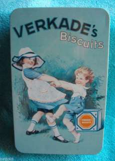 VERKADES BISCUITS ZAANDAM HOLLAND COLLECTOR TIN  