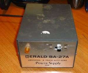 Herald BA 27A 12 Volt 4 Amp Cont. Power Supply  