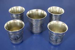 vintage antique sterling silver cups goblets shot glasses 925 800 875 