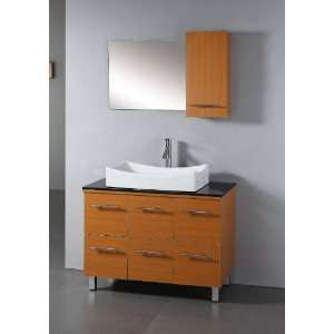   Single Bathroom Vanity Cabinet 39 Inch with Mirror