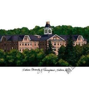  Indiana University of Pennsylvania Lithograph 14x10 