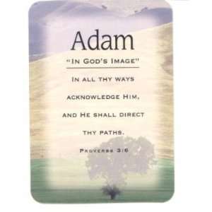  Adam   Meaning of Adam   Name Cards with Scripture   Pack 