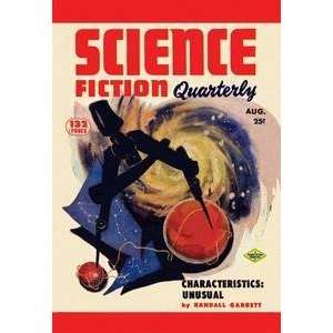  Vintage Art Science Fiction Quarterly: Cosmic Compass 