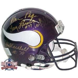 Minnesota Vikings Purple People Eaters Autographed/Hand Signed Vikings 