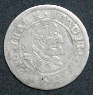     SILESIA   FERDINAND II   3 KREUZER   1624   mint St. Polten  